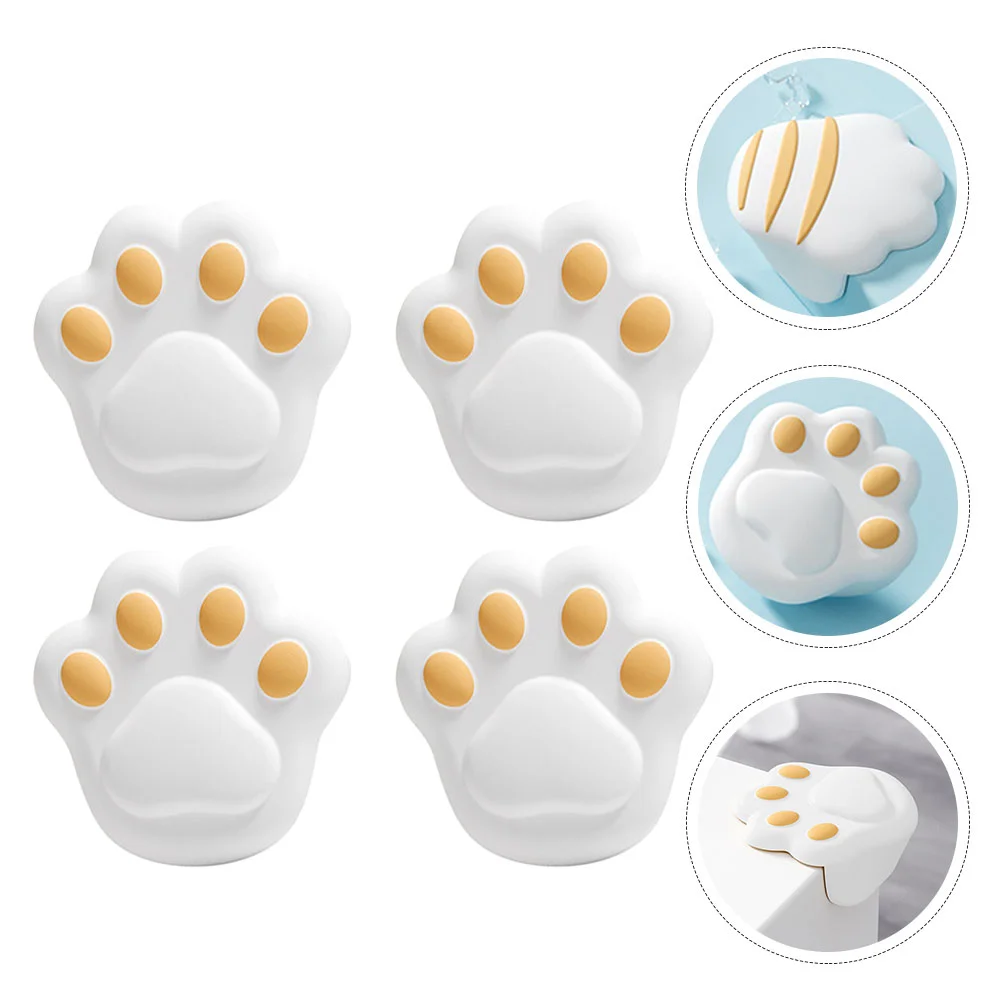 

4pcs Kids Protective Corner Guards Adorable Cat Claw Designed Edges Protectors