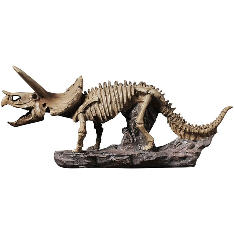 

Имитация полки Besthome, каркас Triceratops, ископаемая статуя, креативные животные, поделки из смолы, Украшения Динозавров