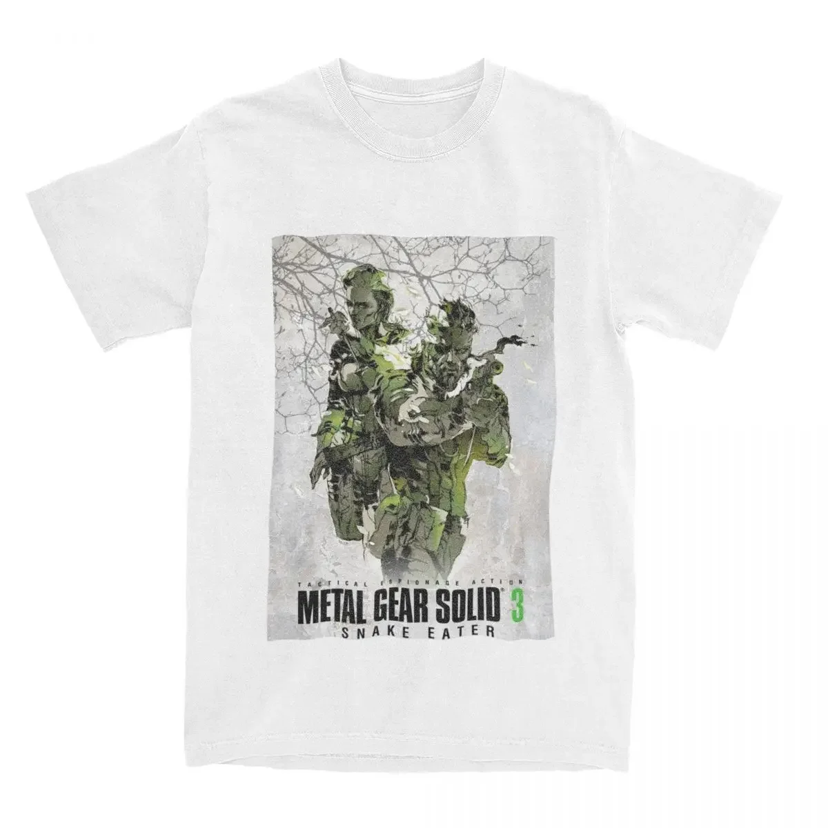 Мужская футболка с коротким рукавом и круглым вырезом из натурального хлопка