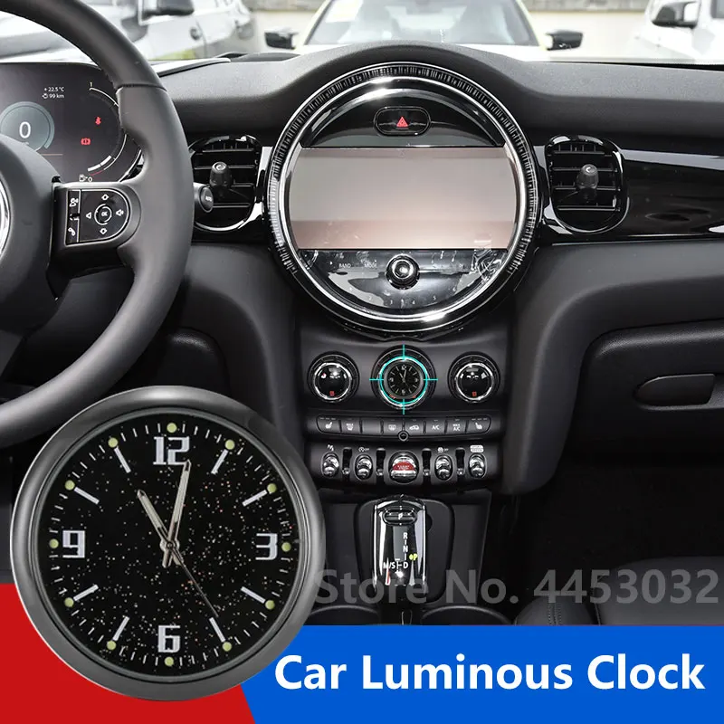 

Светящиеся кварцевые часы для MINI Cooper S F54 R60 F60 F55 F56 F57