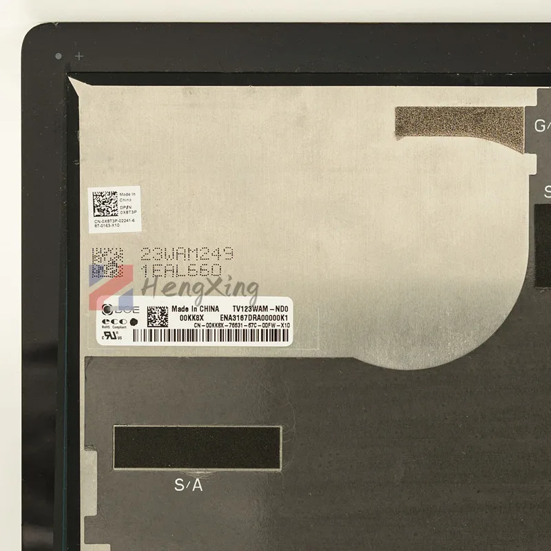 Оригинальный сенсорный ЖК-экран 12 3 дюйма для Dell Latitude 5290 5285 2 в 1 сборе P27S T17G LQ123N1JX31