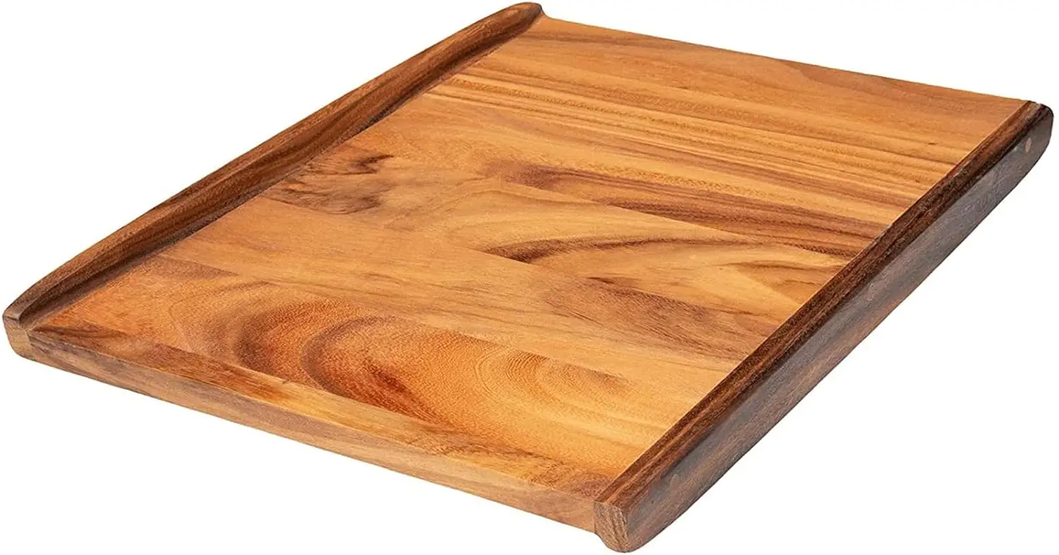 

Acacia Reversible Wood Pastry Board and Cutting Board with Lipped Edges, 28 x 22 x 1.5 Inches скалка для теста Rol