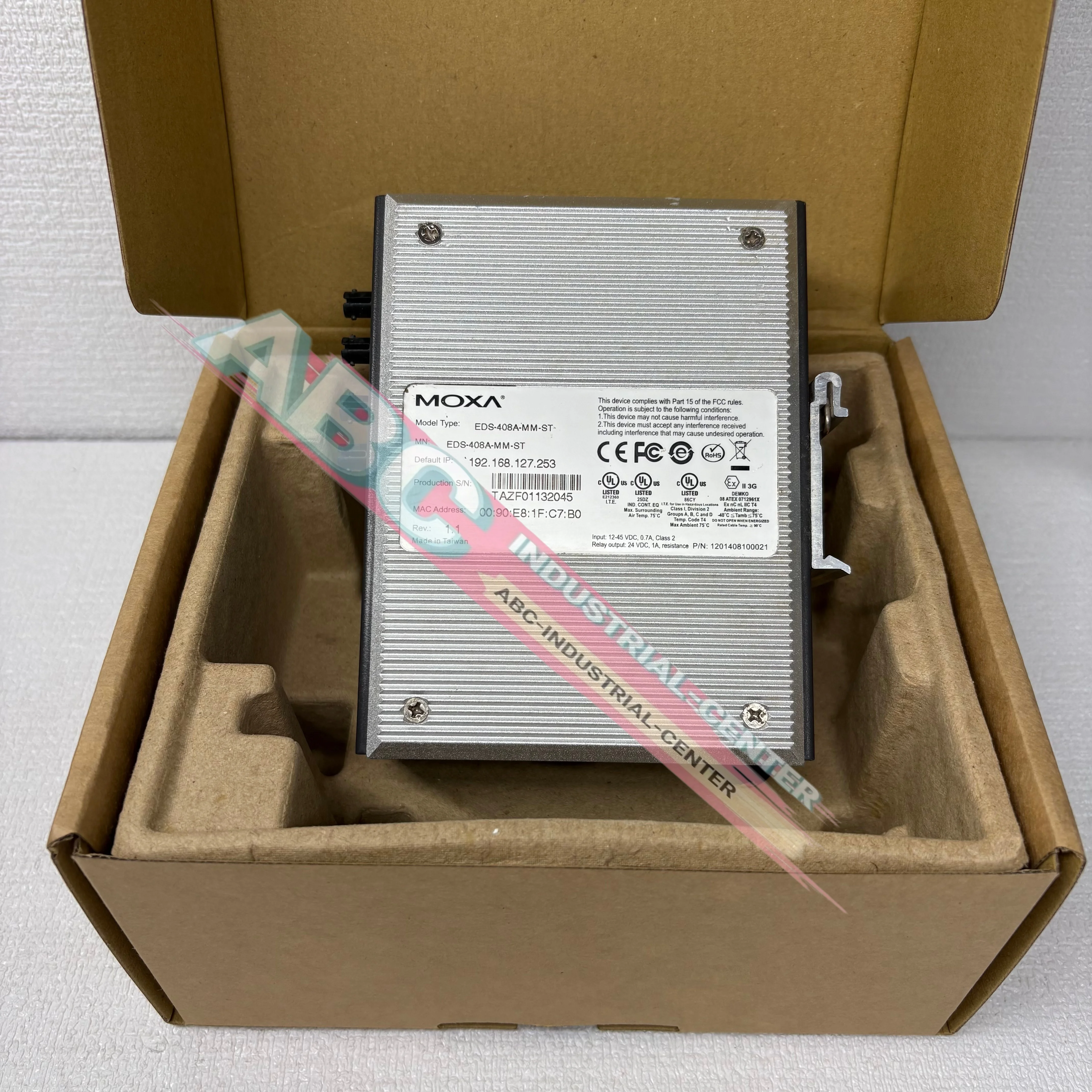 Фото Промышленный Ethernet-коммутатор EDS-408A-MM-ST. Новинка в наличии. №2