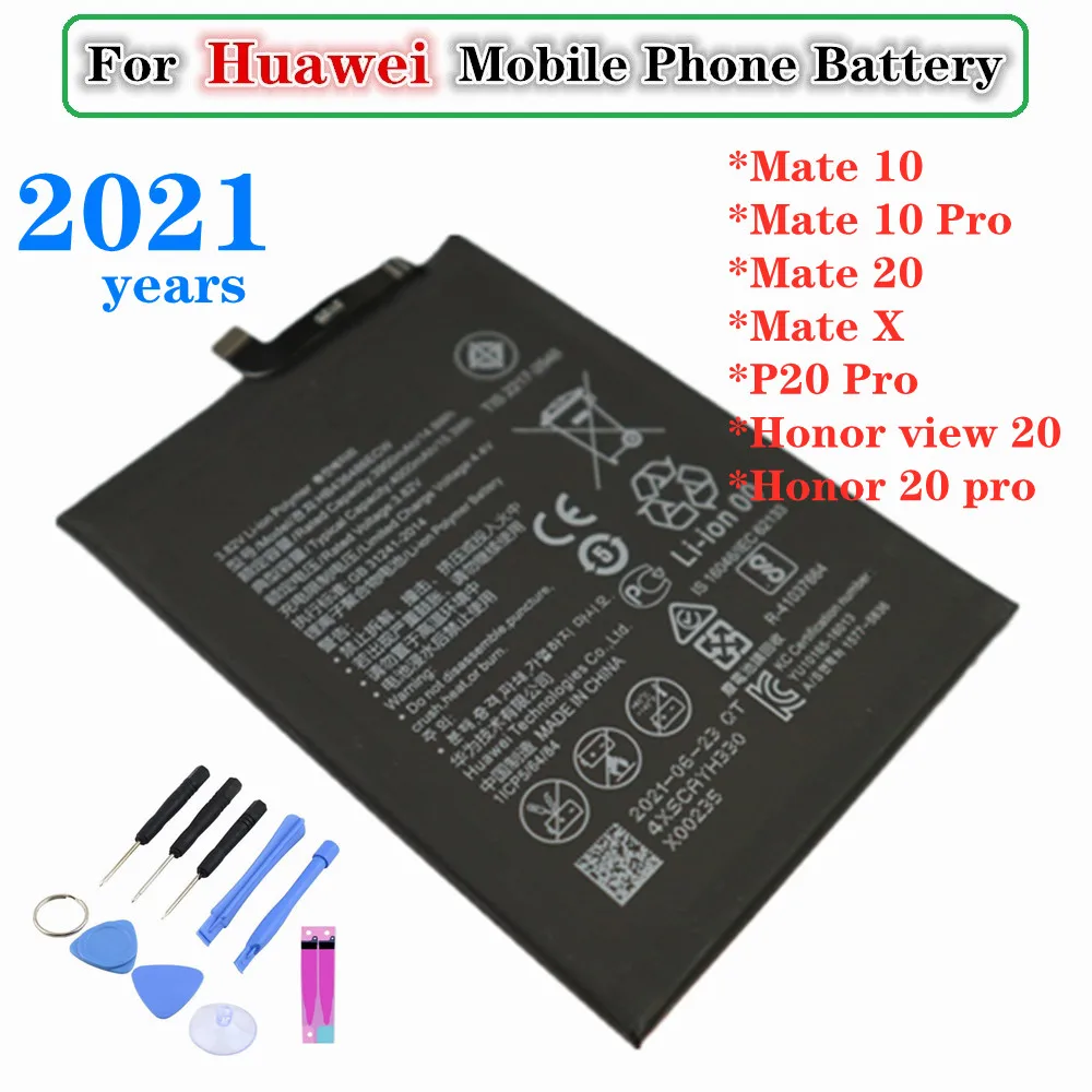 

For Hua Wei 4000mAh HB436486ECW Battery for HUAWEI Mate10 / Mate 10 Pro / P20 Pro / Mate 20 / Mate 20 pro / Honor V20 / Mate X