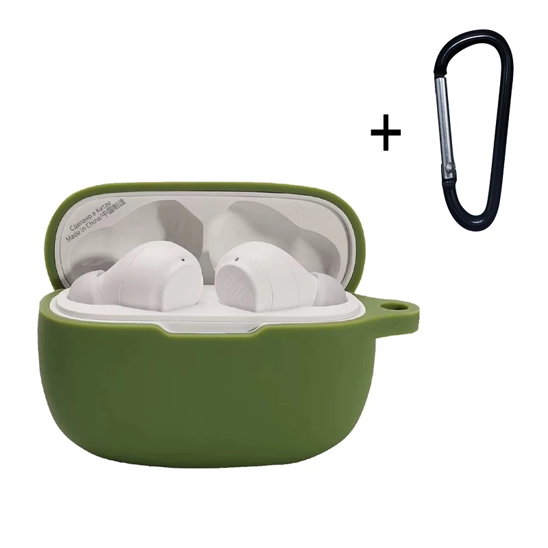 1pc For JBL Wave 200TWS Case Solid Color Earphone Cover fundas for jbl 200 shell soft Shockproof Silicone hearphone Accessories - купить по