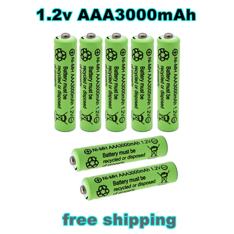 

2023 New 3000mAh 1.2V AAA NI-MH Rechargeable Battery For Flashlight Camera wireless mouse toys Pre-Charged Batteries