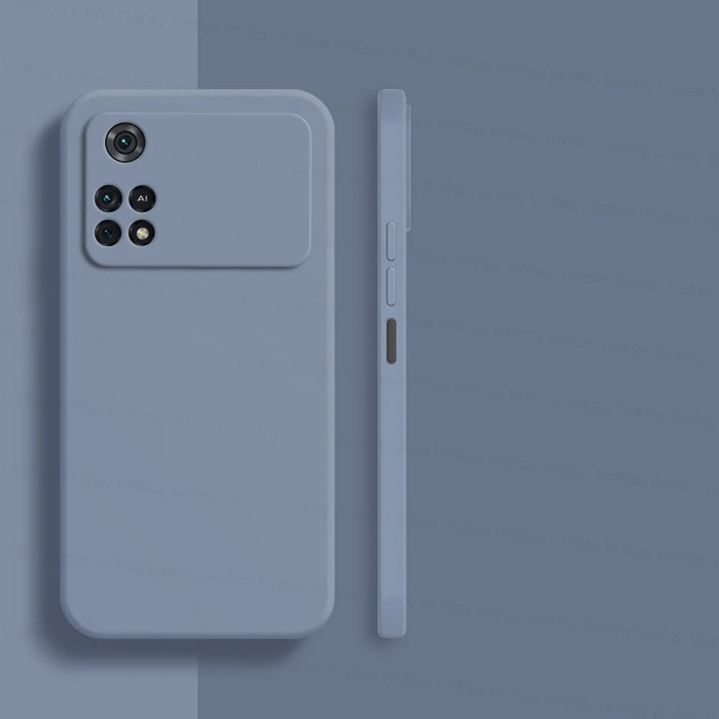 for xiaomi poco m4 pro 4g case poco m4 m3 pro 4g cover shockproof soft tpu liquid silicone phone back case poco m4 pro nfc 4g free global shipping