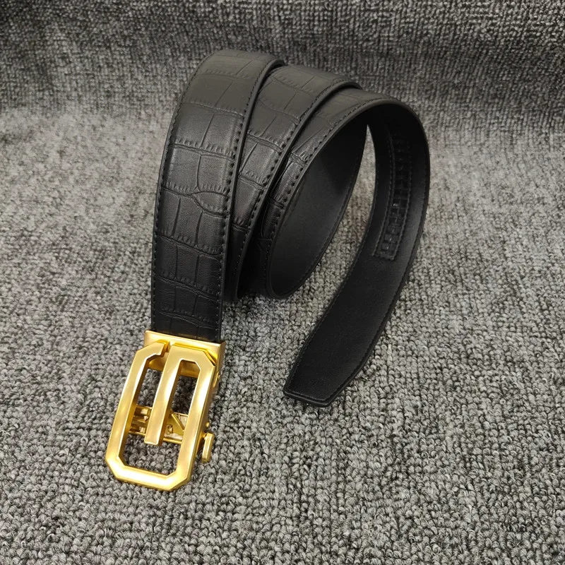

Highly Quality Women Men Designers Belts Automatic G buckle genuine leather belt width 3.5cm
