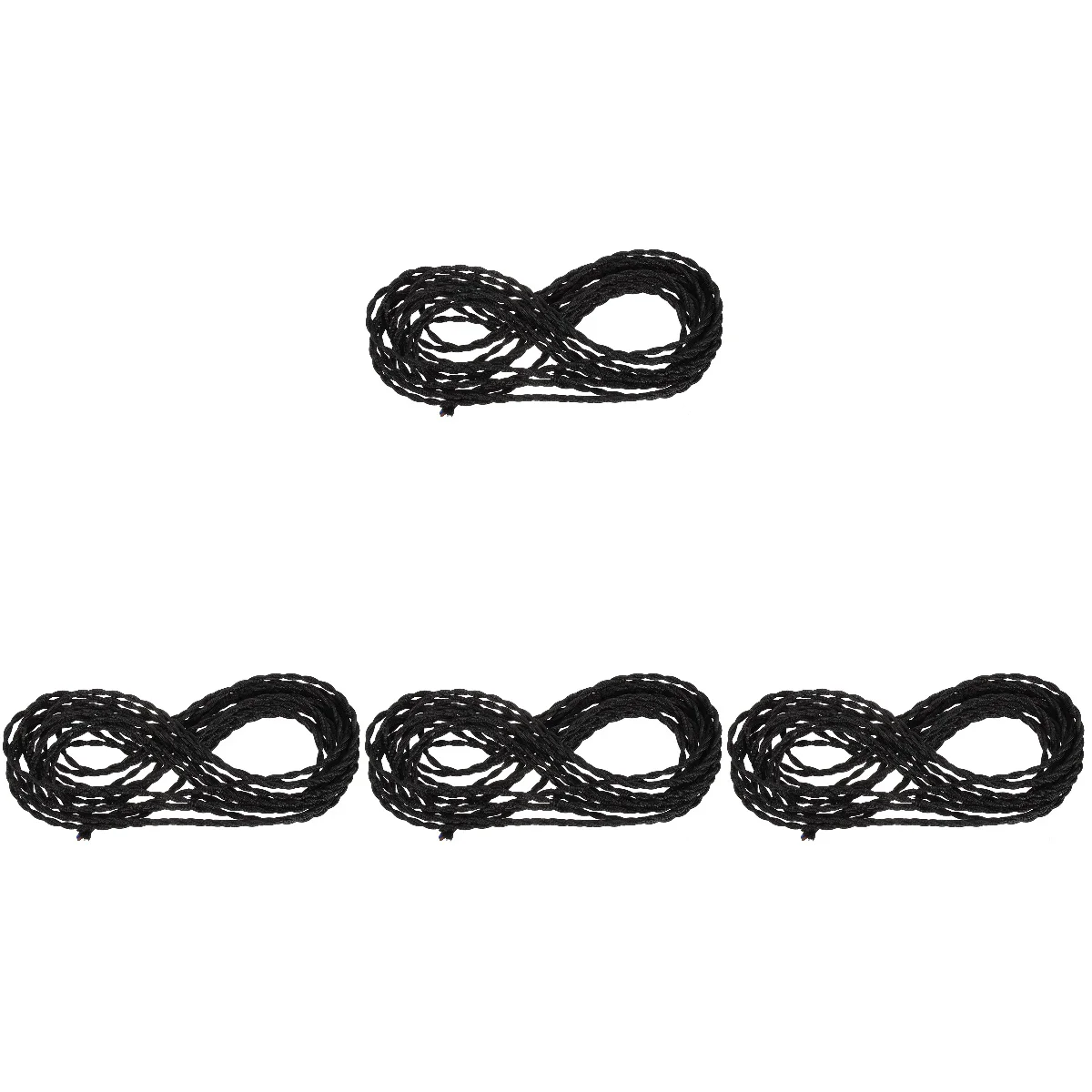

4 Rolls Double Braided Wire Lamp Parts Outdoor Pendant Light Power Cable Electrical Cord Old Fashioned Kit