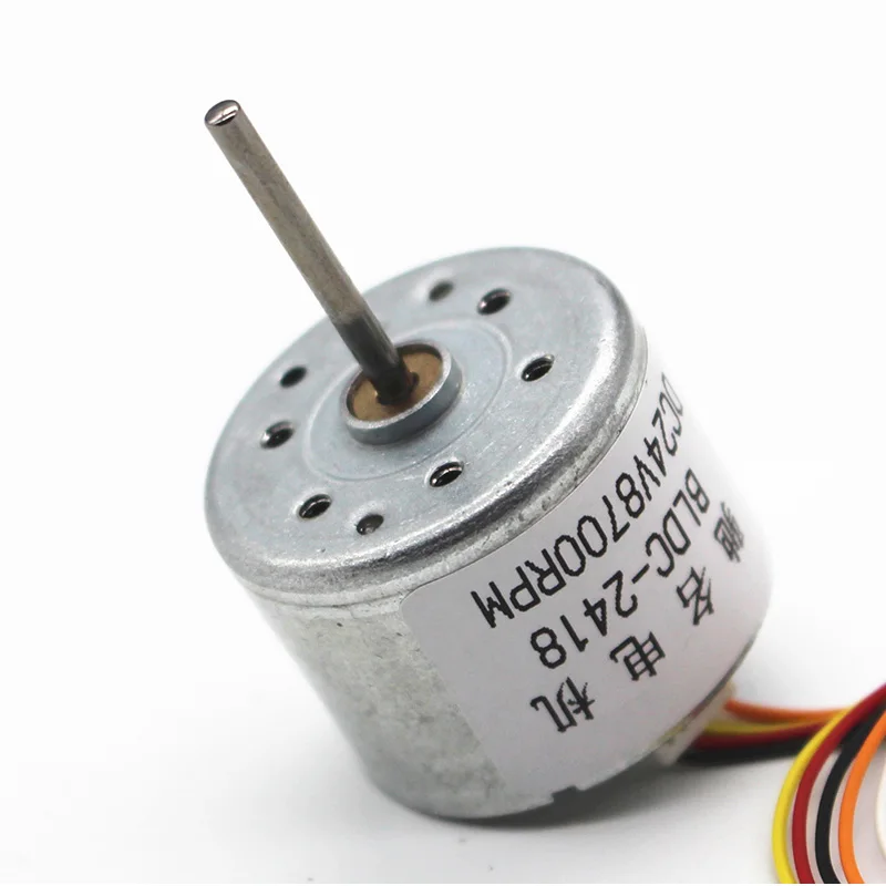 

Aslong 24mm DC 24V Adjustable Speed Brushless Micro Motor N0-load 8600rpm 2418