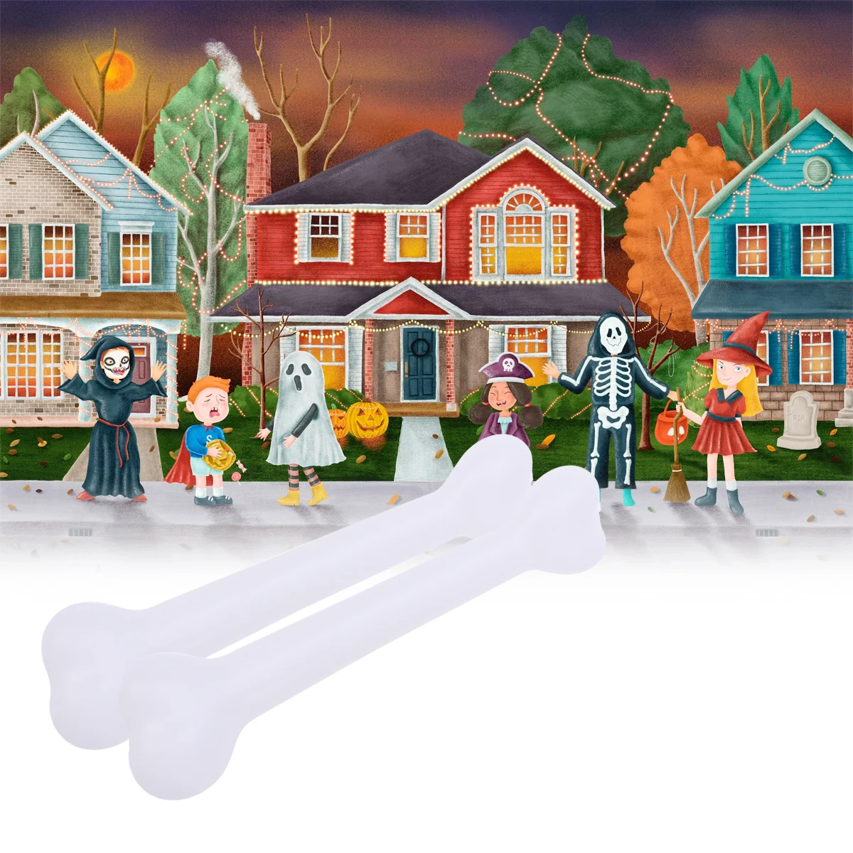 

Bonesbone False Modelpartypropsprop Decor Decorations Horror Caveman Simulationdog Spoof Decoration Human Crafts Graveyard White