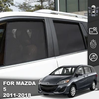 for mazda 5 2010 2019 cw rear side window sun shade visor magnetic car sunshade front windshield mesh frame curtain