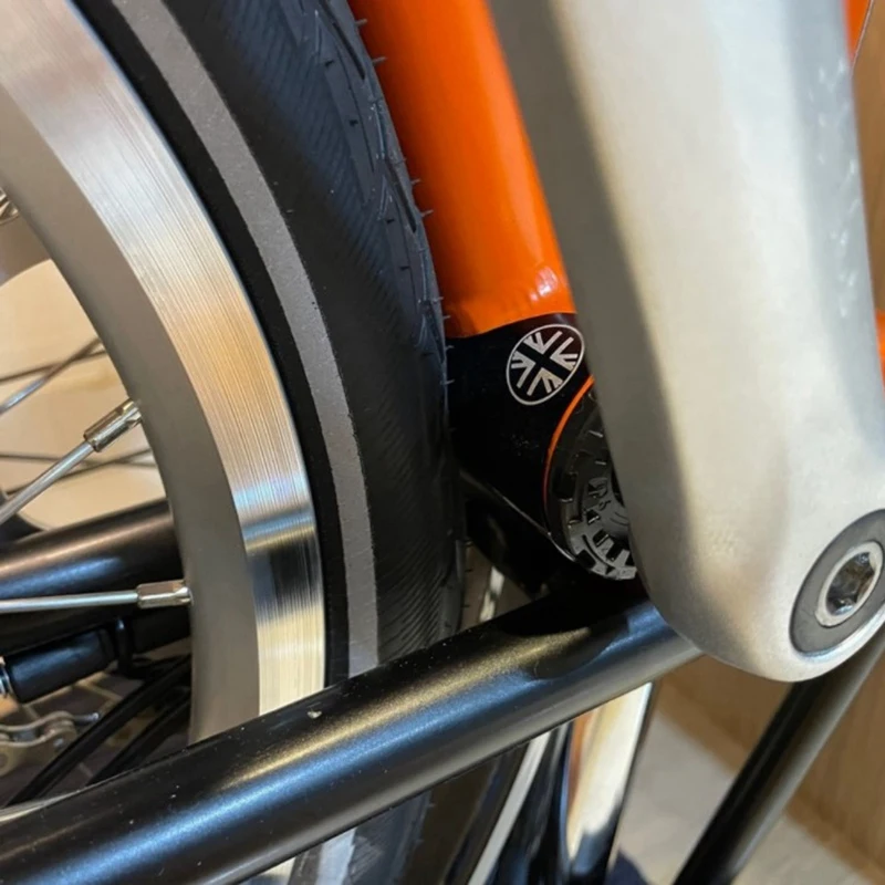 Защитные накладки на раму велосипеда из сплава с ЧПУ для складного Brompton нижний