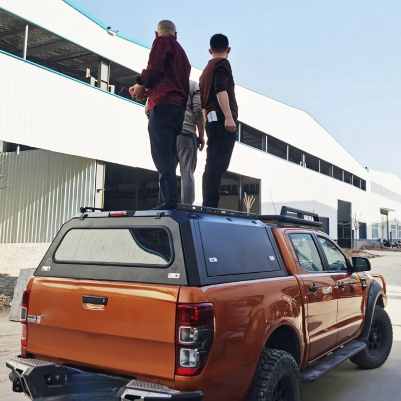 Фото Высококачественный водонепроницаемый стальной тент-кунг 4x4 (8 футов) для пикапов Hilux, Tundra, Tacoma, Ranger, Isuzu №3