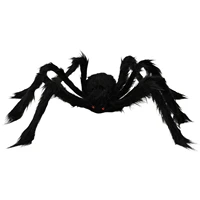 giant spider with red eyes 30 inch scary spiders with red eyes and bendable legs creepy decor for home yard lawn garden walls