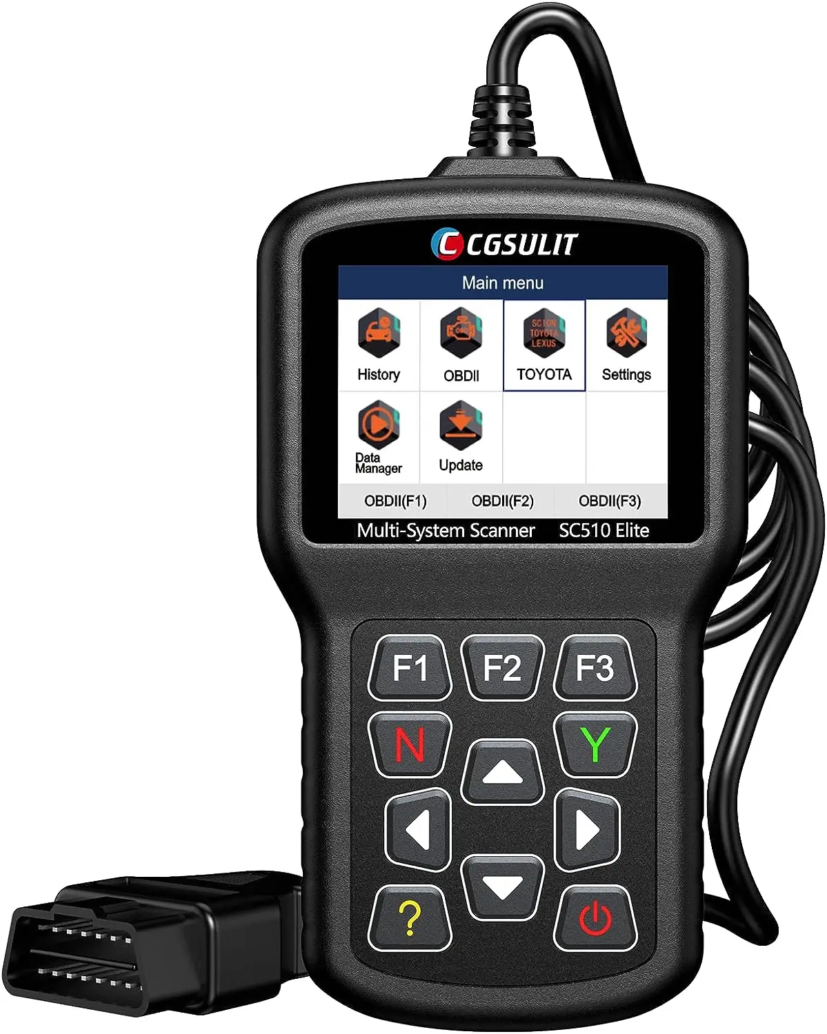 

Scanner, All System Diagnostic Scan Tool for toyota Scion Car Scanner Transmission ABS EPB Code Reader with Reset TPMS Bi-Direc