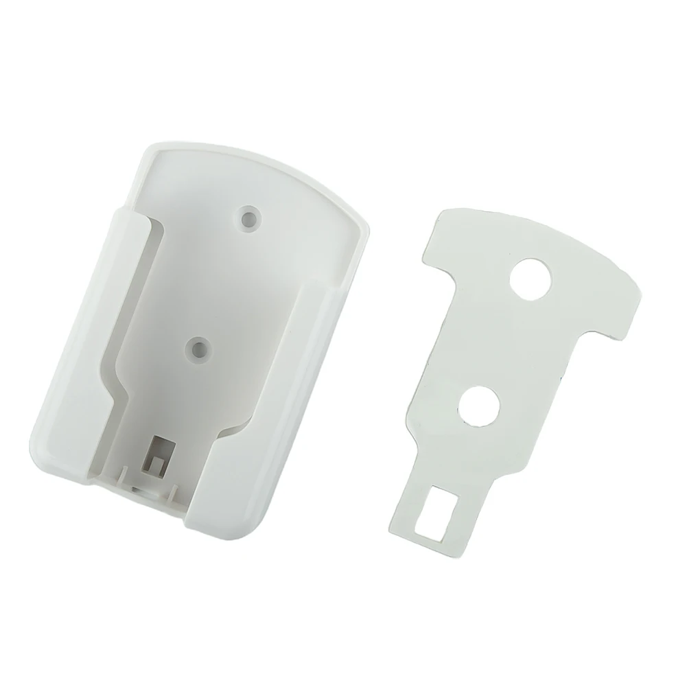 

1pc Remote Control Wall Mounted Holder Wall Mounted Box Storage Universal White ABS Home Storage Racks Organization
