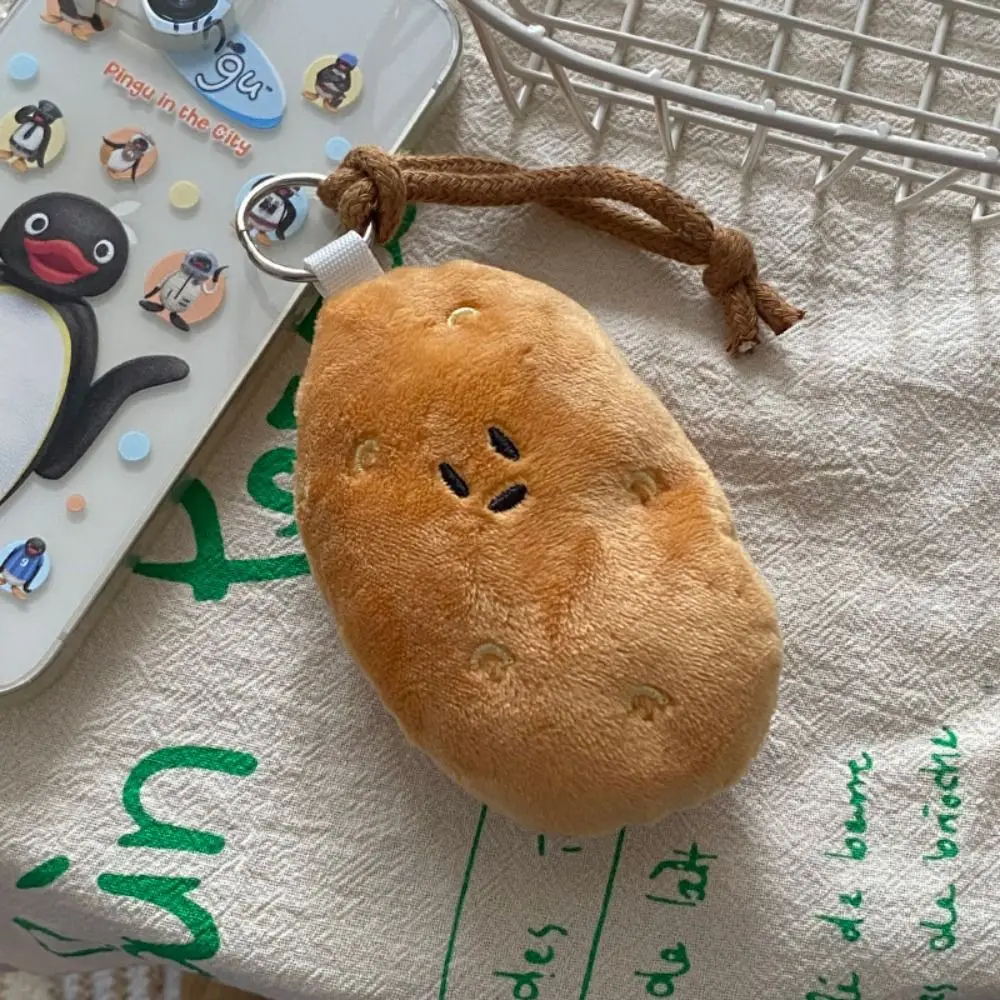 

Mini Cute Potato Plush Key Chain Korean Style Key Buckle Cartoon Plush Doll Toy Pendant Backpack Charms Children Gift