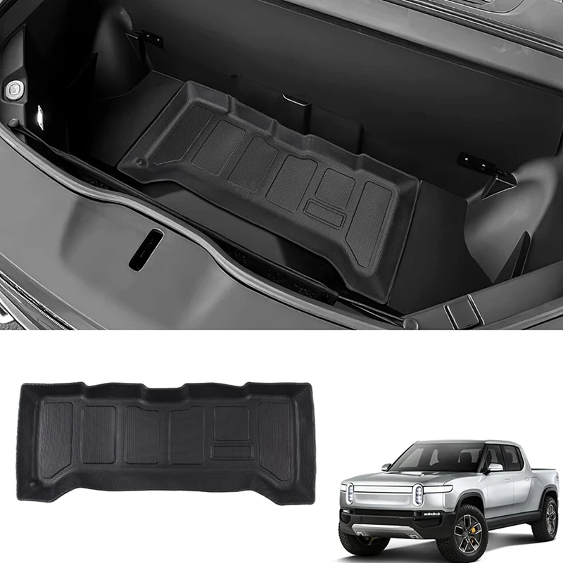 

Front Trunk Mat For Rivian R1T R1S 2022 2023 Replacement Upgrade Lower Layer TPE Front Cargo Liner Trunk Mats