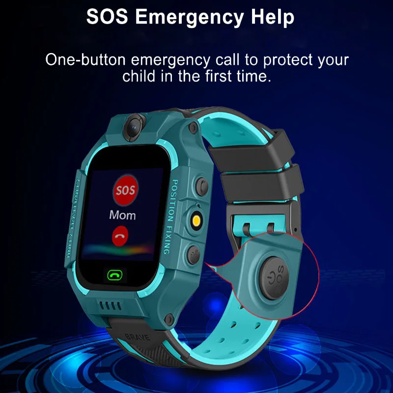 smartwatch kids xiaomi gps voice call sos help waterproof 4g kids smart watch camera locate phone watch for students boys girls free global shipping