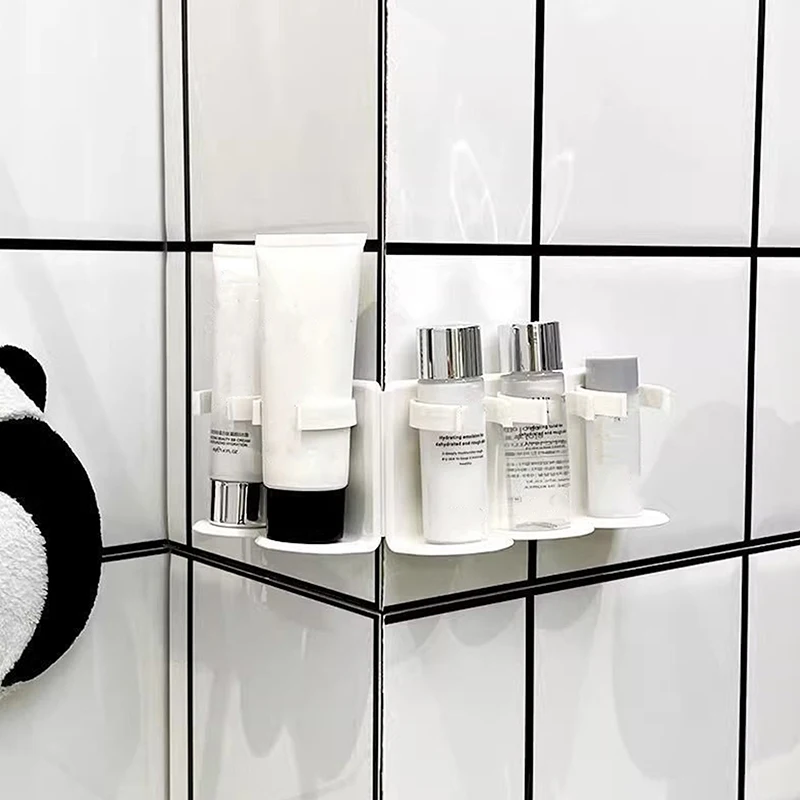 Настенный Органайзер С 5 Отделениями И Самоклеящейся Зеркальной Полкой Стеллаж