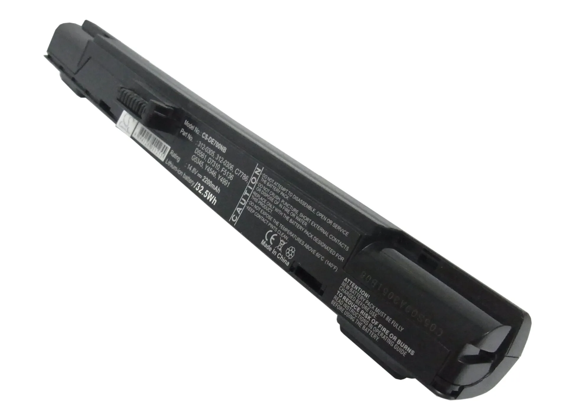 

CS 2200mAh/32.56Wh battery for DELL Inspiron 700m,Inspiron 710m 312-0305,312-0306,C7786,D5561,D7310,F5136,G5345,