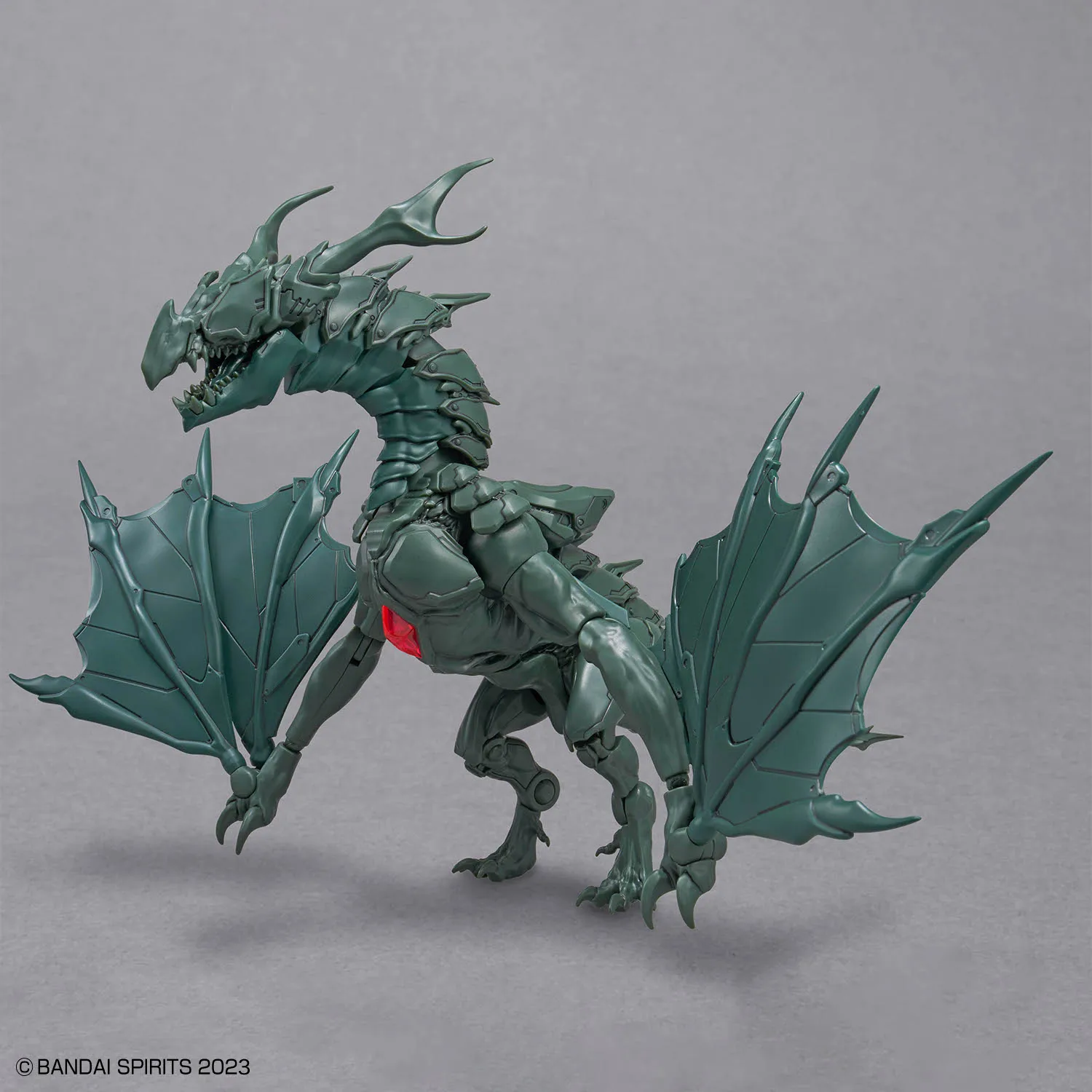 Фото В наличии: Официальная лицензированная фигурка Bandai 30MF Duro Wyvern 30 MINUTES FANTASY Green Dragon, аниме-модель, оригинальная игрушка в коробке, подарок. №3