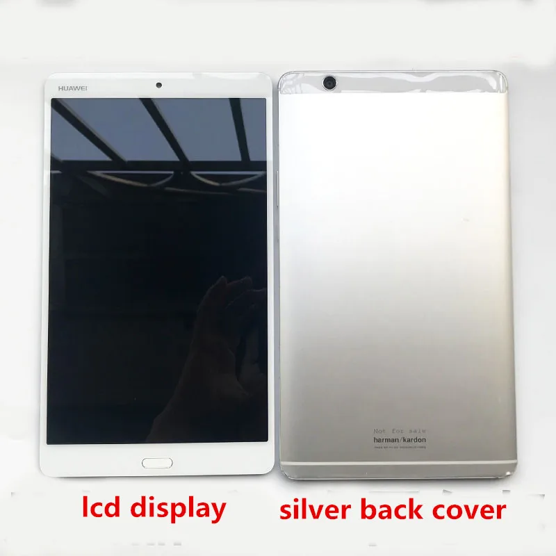 Original for Huawei MediaPad M3 8.4 inch  BTV-DL09 BTV-W09 LCD Display with fingerprint + backcover  Full Assembly enlarge