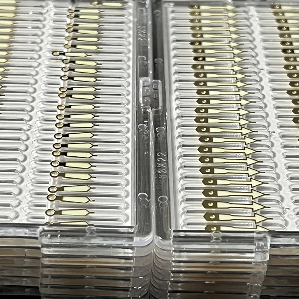 Watch Modify Parts SKX007/009 Stainless Steel/Golden Color Green Luminous Watch Hand Suitable For NH35/36 Automatic Movement