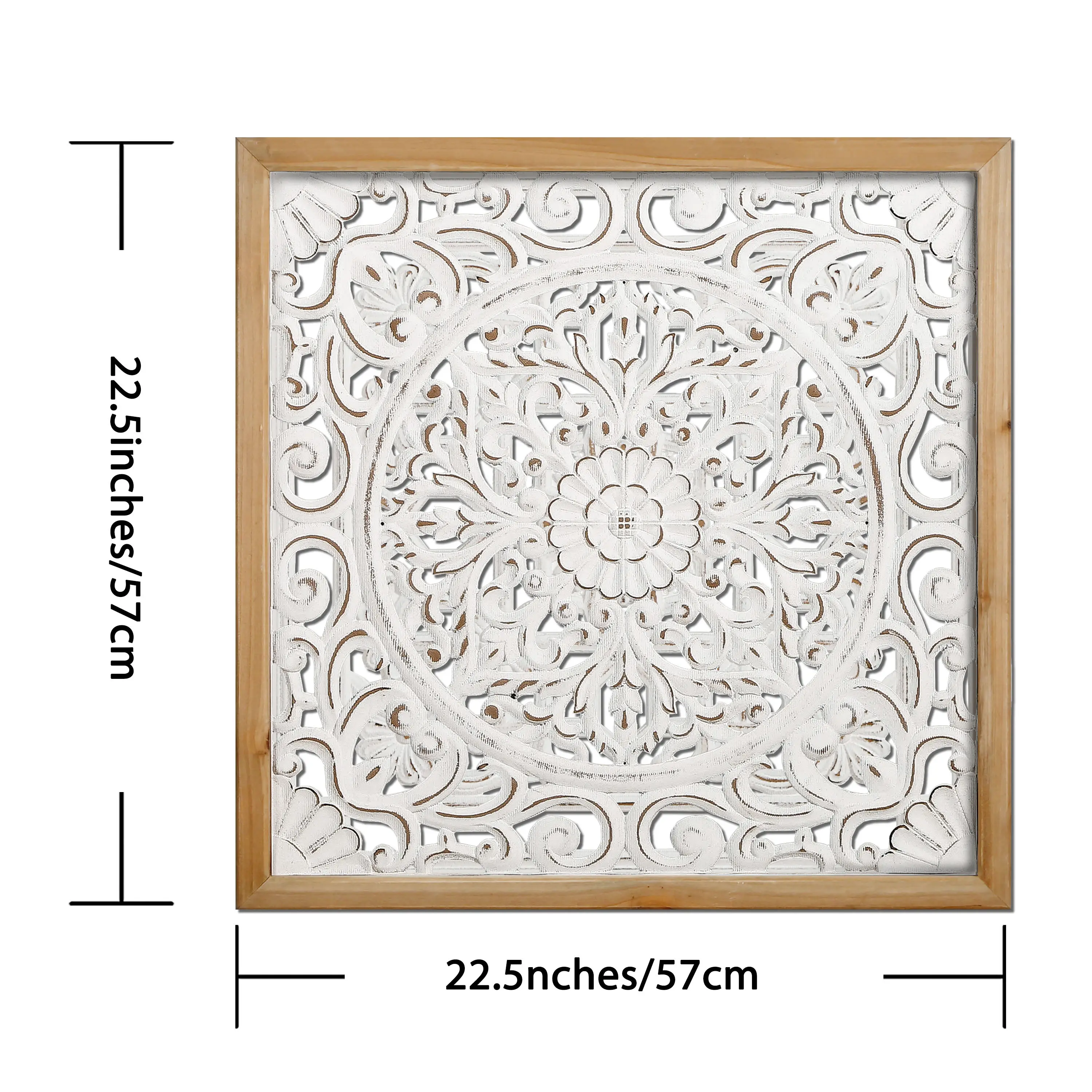 

Деревянное резное украшение для стены