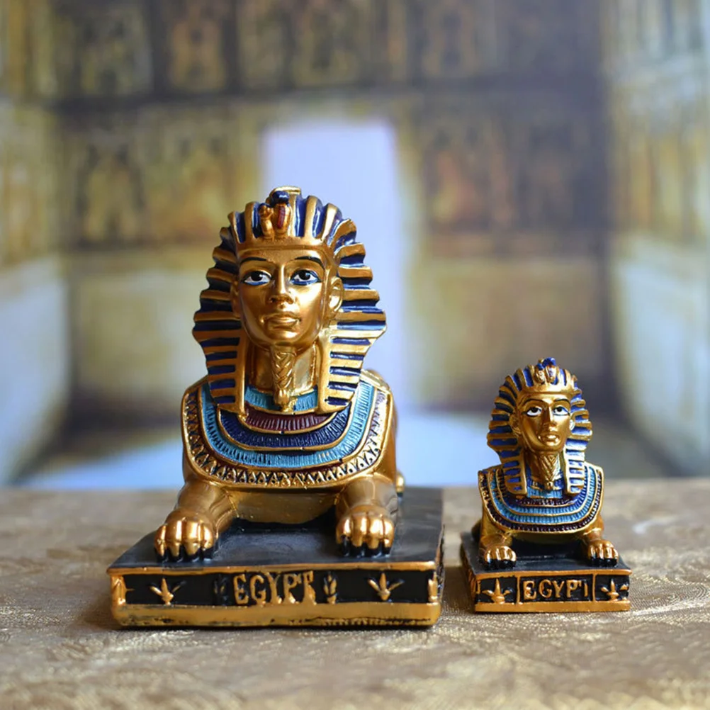 

Sphinx Figurine Photo Prop Office Tabletop Decor Decoration Home Statue Ornament