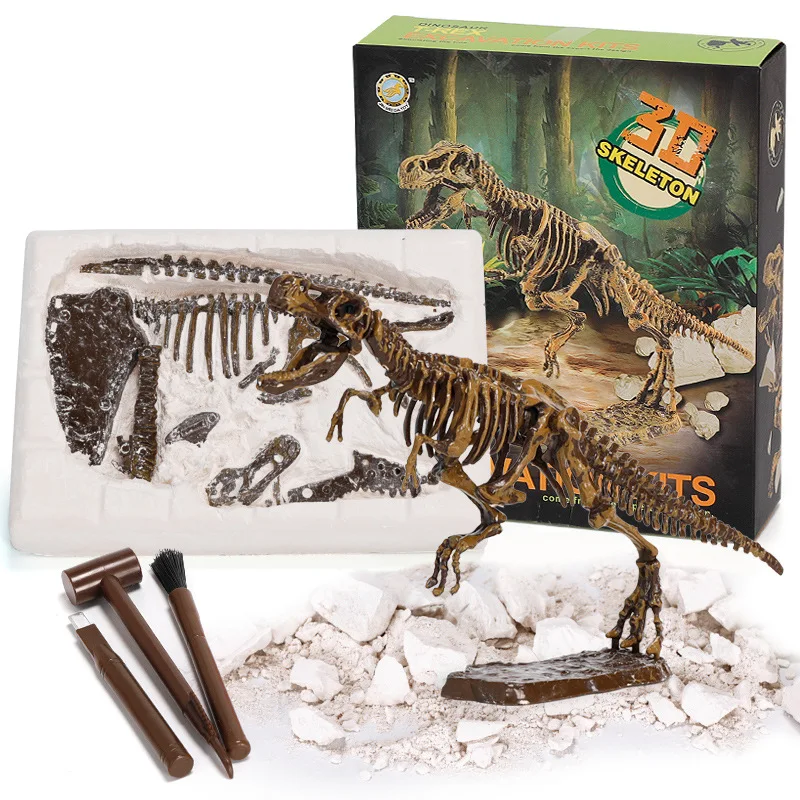 Фото Мир Юрского периода дети Динозавр игрушка DIY Fossil archeology набор \ №2