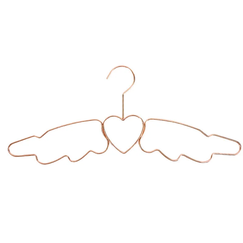 

10 PCS Metal Cloth Hangers Star Angel Wings Shaped Multifunctional Underwear Metal Cloth Hangers Metal Multifunctional LB88