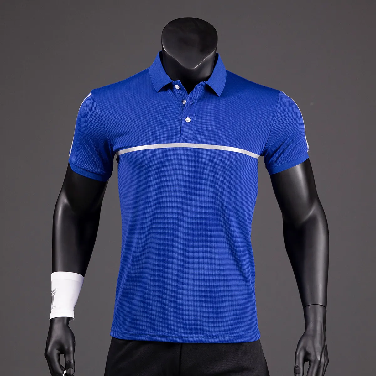 Men's Golf Shirt Luxury Functional Business Casual Polo Shirt Quick-drying Lightweight Lapel Short Sleeve T-shirt for Man Summer