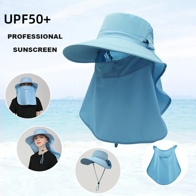 

Sun Protection Unisex Bucket Hat Summer Travel Quick Drying Breathable Fishing Hiking Camping Hats Anti UV Beach Fisherman Cap