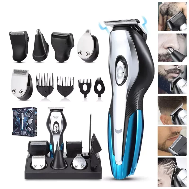 

NEW2023 11 in 1 Professional Hair Clipper Nose Beard Styling Tools Shaving Hair Trimmer Haircut Ergonomic Professional