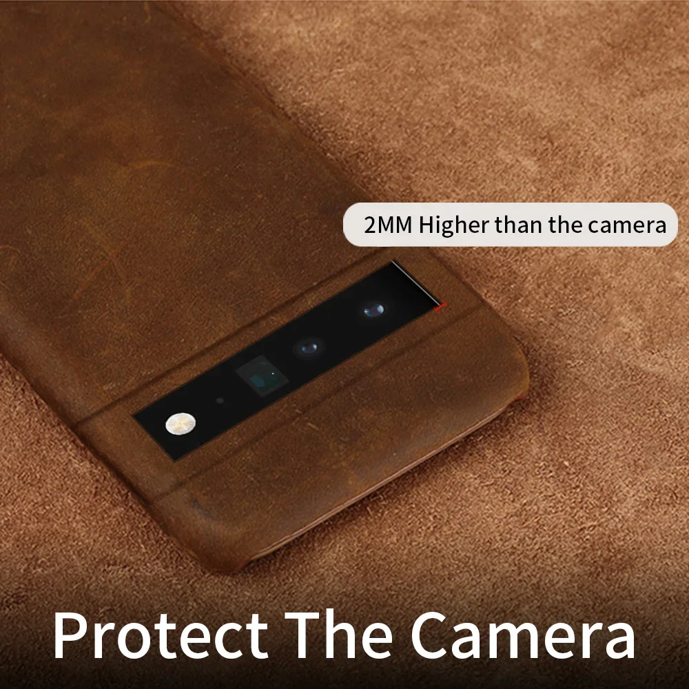 Винтажная задняя крышка из натуральной кожи для Google Pixel 8 7 6 Pro 7A 6A 5 5A 4 Pixel7