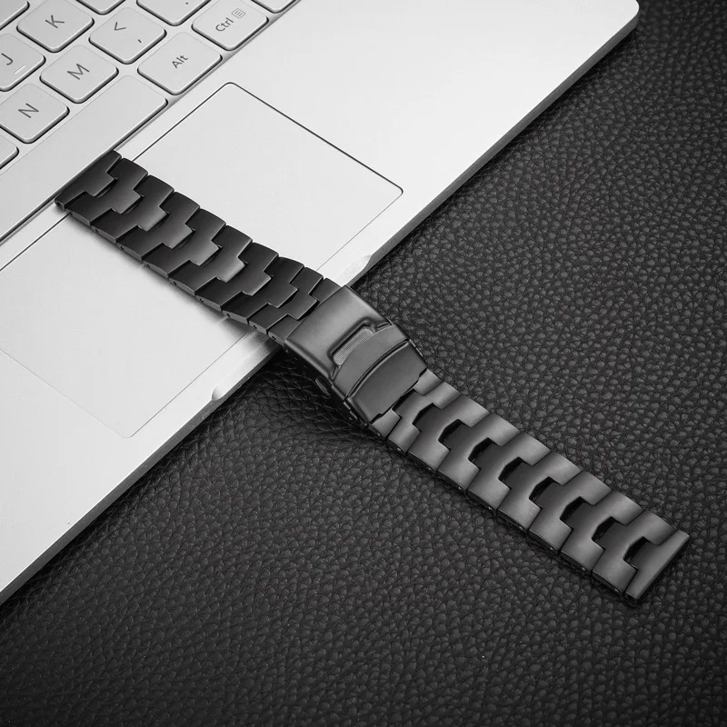 Titanium 22mm watch strap for Samsung Watch 3 S3 Watch Band for Huawei GT2 GT3 Pro for amazfit GTR 47mm Luxury Business Bracelet
