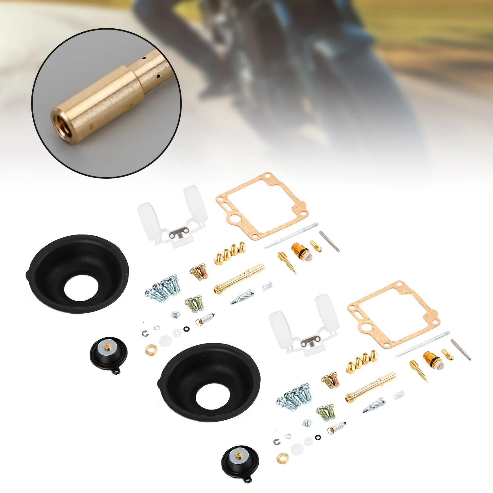 Artudatech 2X Carburetor Carb Rebuild Repair Kit fit for Yamaha Virago XV750 1988-1998
