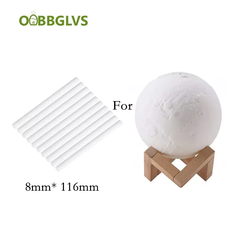 

8mm* 116mm 10 Pcs Cotton Sponge Stick for USB Humidifier Aroma Diffuser