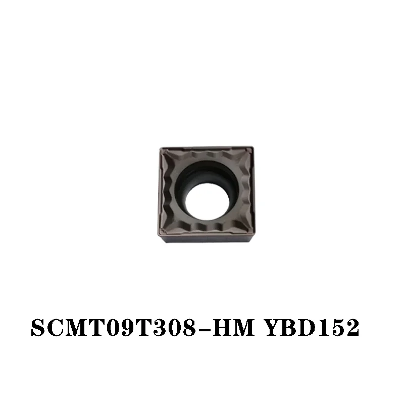 

Original CT SCMT09T308-HM YBD152 SCMT 09T308 Processing Cast Iron Cast Steel CNC Lathe Cutter utensili tornio Carbide Insert