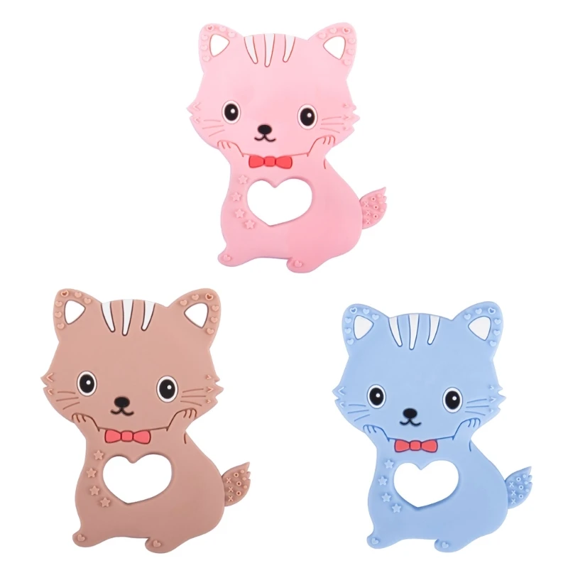 

Cartoon Aniaml Fish Chew Toy DIY Baby Teething Tool for Girls Boy Toddlers