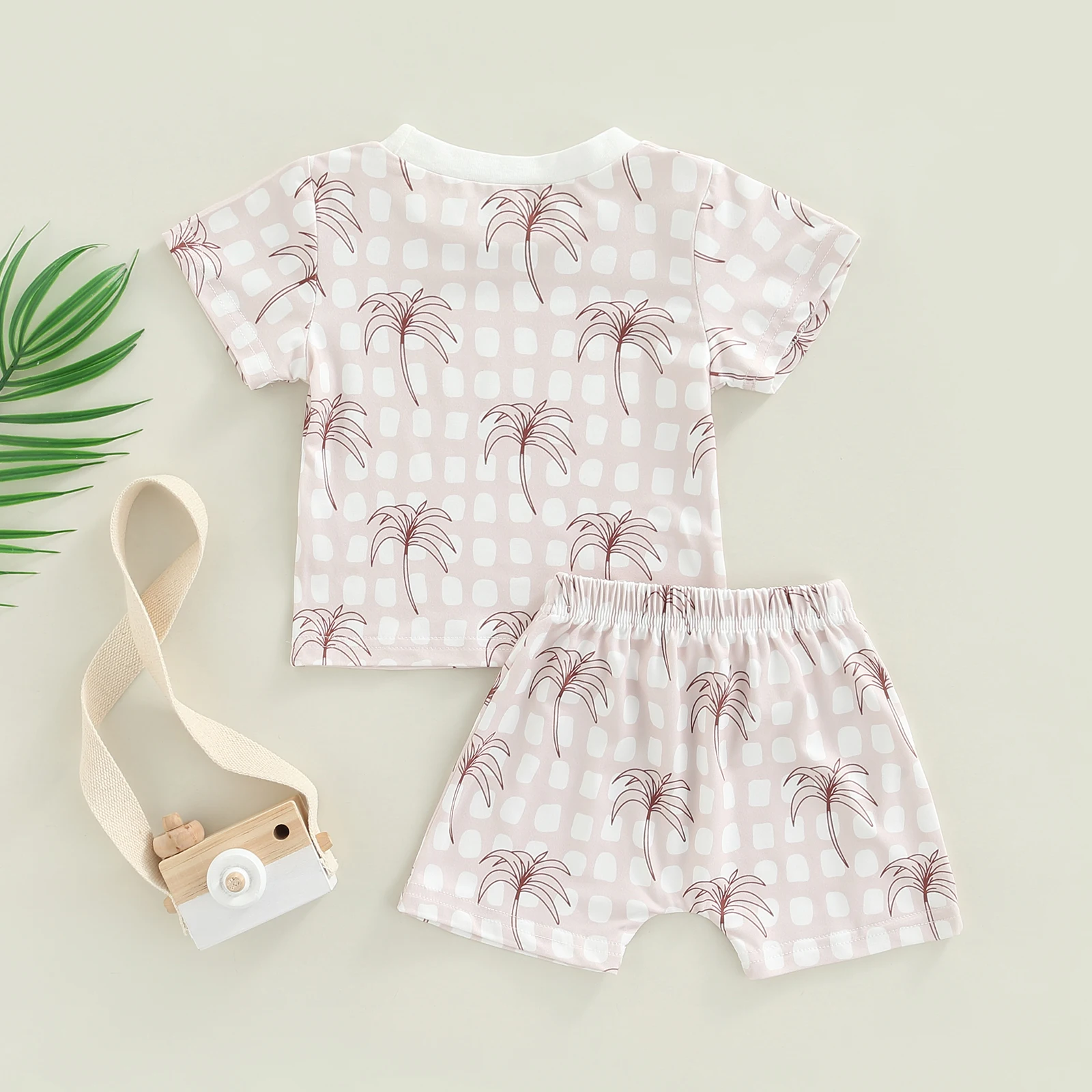 

2 шт., летняя футболка с коротким рукавом и шорты