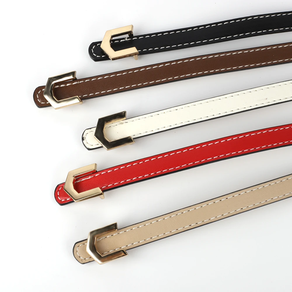 

Women Leather High Quality Belts Retro Waist Strap Designer C Buckle Fashion High Quality Waistband With Jeans Girdle