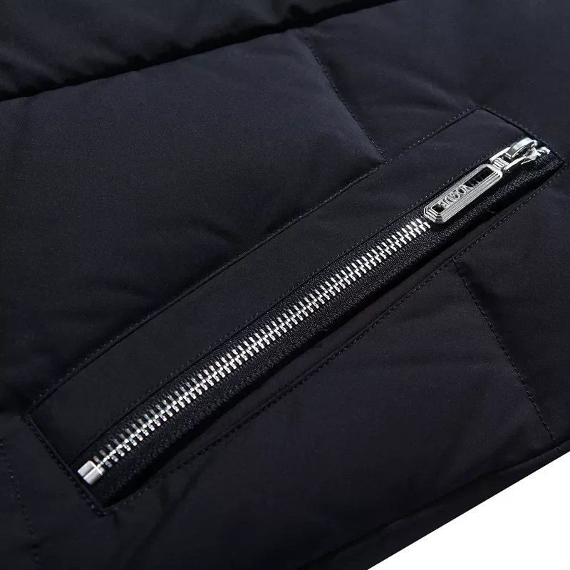 2022New X-Long White Duck Down Jacket 2019 Winter New Over The Knee Thicken Slim Fit Warm Jackets and Coats Male Brand Clothing