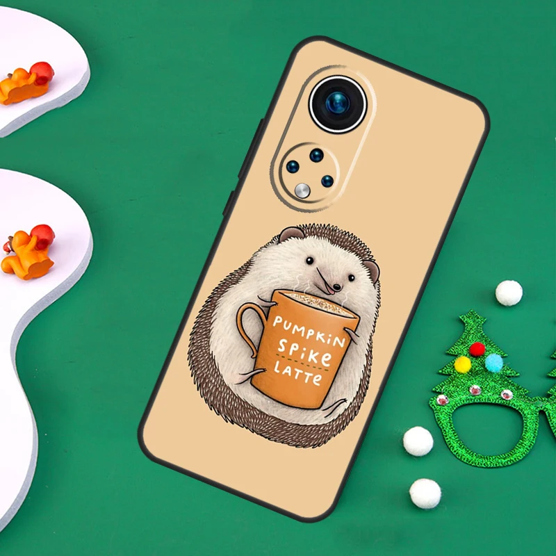 Чехол Kawaii Hedgehog для Huawei Honor Magic 5 Lite X7 X8 X9a 50 70 P20 P40 P30 Pro P Smart Nova 9 5T чехол