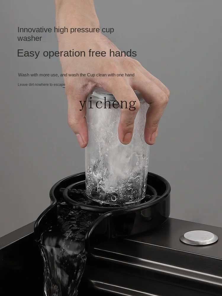 Утолщенная зеркальная Одиночная раковина XL из нержавеющей стали кухонная