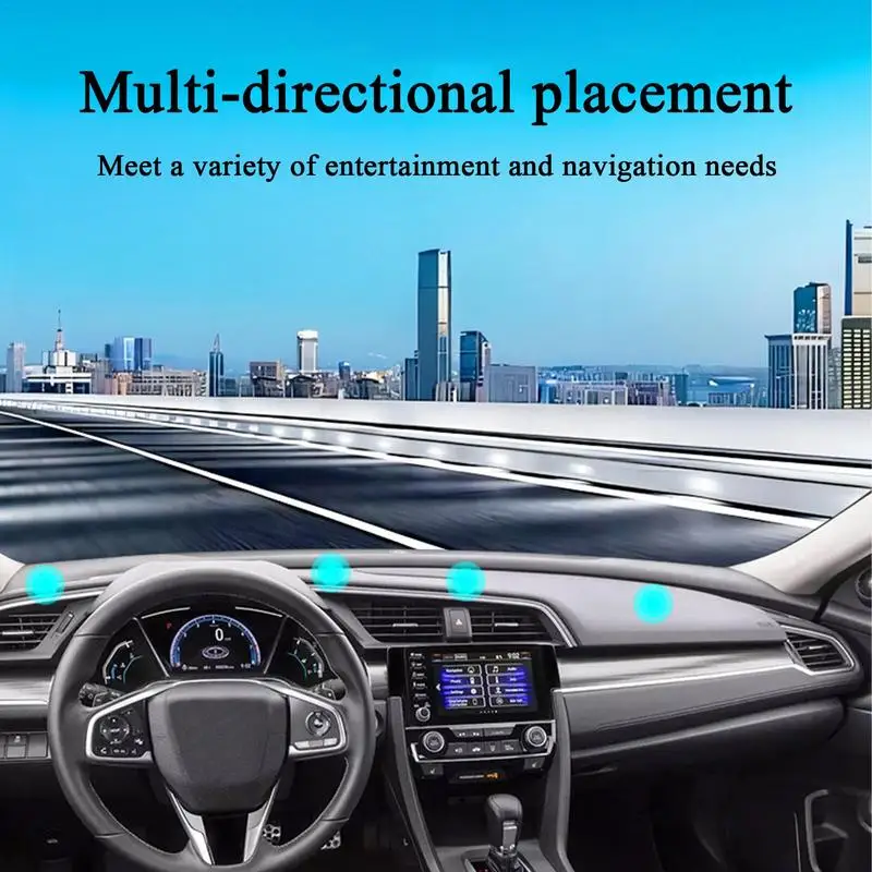 Противоскользящий автомобильный силиконовый держатель коврик для приборной