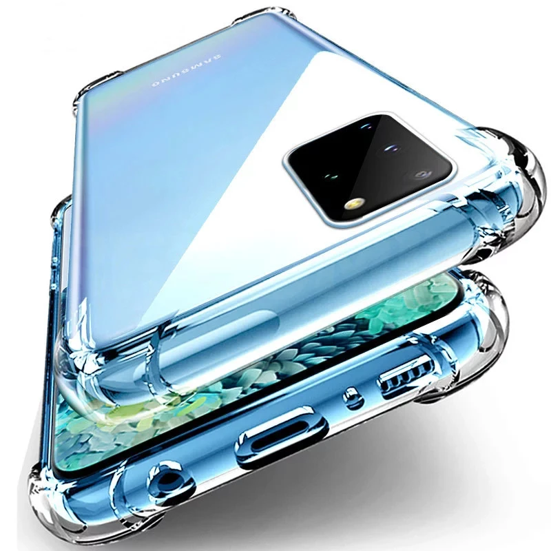 

Shockproof Phone Case For Samsung Galaxy A50 A51 A70 A71 A10 A30 S8 S9 S10 S10e S20 S21 Plus S21 Ultra Silicone Case Back Cover