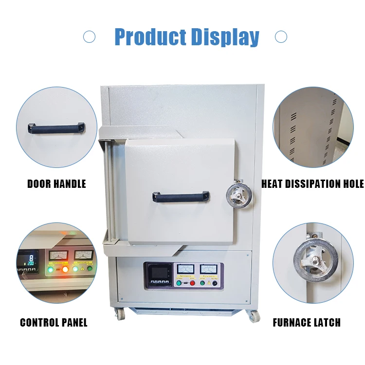 Маленькое нагревательное оборудование муфельная печь для лаборатории 1100C 1200C 1400C
